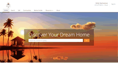 Desktop Screenshot of delmarcoasthomes.com